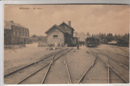 Wellin , La Gare ,( Station Vicinale , Stoomtram , Tram Vicinal à Vapeur ) - Wellin