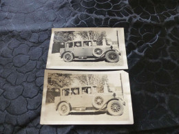 P-34 ,  Photo Automobile X2 , Une Panhard Dans La Cours De L'école, Septembre 1929 - Automobile