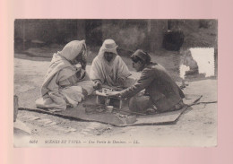CPA - Algérie - Scènes Et Types - Une Partie De Dominos - Circulée En 1912 - Szenen