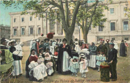 13 - Marseille - Square Du Palais De Justice - Les Nourrices - Animée - Colorisée - Enfants - Correspondance - CPA - Voi - Unclassified