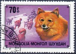 1978 - MONGOLIA - PERROS - SAMOYEDO - MICHEL 1177 - Mongolei