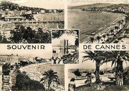 06 - Cannes - Multivues - Carte Dentelée - CPSM Grand Format - Voir Scans Recto-Verso - Cannes