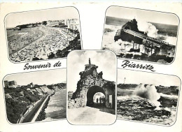 64 - Biarritz - Multivues - Mention Photographie Véritable - CPSM Grand Format - Carte Neuve - Voir Scans Recto-Verso - Biarritz