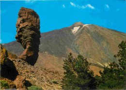 Espagne - Espana - Islas Canarias - Tenerife - El Roque Cinchado Y El Teide Al Fondo - Le Rocher Roque Cinchado Et Le Te - Tenerife