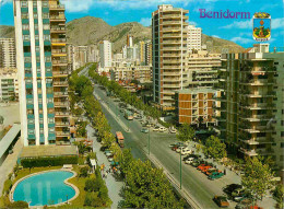 Espagne - Espana - Comunidad Valenciana - Benidorm - Avenida Del Mediterraneo - Immeubles - Architecture - Automobiles - - Alicante