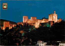 Espagne - Espana - Andalucia - Granada - Alhambra - Vista Nocturna - Espana - CPM - Carte Neuve - Voir Scans Recto-Verso - Granada