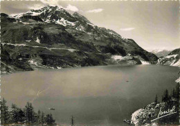 73 - Tignes - Vue Générale Du Lac Et Le Barrage - Le Dôme De La Sache Et Ie Mont Pourri - Carte Dentelée - CPSM Grand Fo - Autres & Non Classés