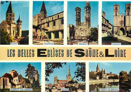 71 - Saone Et Loire - Eglises - Multivues - CPM - Voir Scans Recto-Verso - Autres & Non Classés