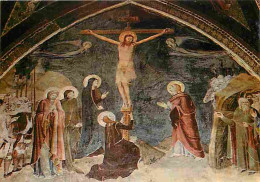 Art - Peinture Religieuse - Avignon - Palais Des Papes - Chapelle Saint Jean - Mattéo Giovanetti - Crucifixion - Carte N - Pinturas, Vidrieras Y Estatuas