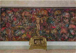 Art - Art Religieux - Plateau D'Assy - Notre Dame De Toute Grace - Crypte - Cène De Kyno - Tabernacle Et Christ De Claud - Tableaux, Vitraux Et Statues