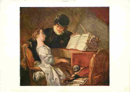 Art - Peinture - J H Fragonard - La Leçon De Musique - CPM - Voir Scans Recto-Verso - Peintures & Tableaux