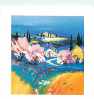 Art - Peinture - Villa - Printemps - CPM - Voir Scans Recto-Verso - Paintings