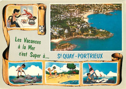 22 - Saint Quay Portrieux - Multivues - Dessins - Flamme Postale De Etables Sur Mer - CPM - Voir Scans Recto-Verso - Saint-Quay-Portrieux