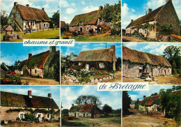 Régions - Bretagne - Maisons - Chaume Et Granit - Multivues - CPM - Voir Scans Recto-Verso - Bretagne