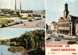 02 - Saint Quentin - Multivues - Automobiles - CPM - Voir Scans Recto-Verso - Saint Quentin