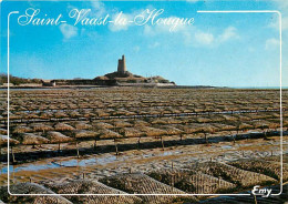 50 - Saint Vaast La Hougue - Le Fort De La Hougue Et Les Parcs à Huîtres - CPM - Voir Scans Recto-Verso - Saint Vaast La Hougue