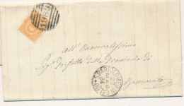 1884 S .BARTOLOMEO IN GALDO CERCHIO GRANDE + NUMERALE A SBARRE - Marcofilía