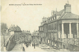 12. Aveyron. Rodez. Lycée Des Filles, Rue St-Sirice - Rodez