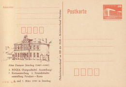 DDR PP 19 II, Ungebraucht, Altes Postamt Jüterbog, POGEA, 1989 - Privé Postkaarten - Ongebruikt