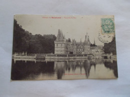 CHATEAU DE MAINTENON ( 28 Eure Et Loir ) UNE VUE PRISE DU PARC  BELLE VUE CHATEAU ET PIECE D EAU - Maintenon