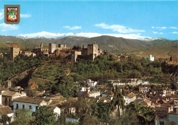 ESPAGNE - Granada - Alhambra Y Sierra Nevada - Vue Sur Une Partie De La Ville - Carte Postale - Granada