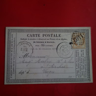 LETTRE CARTE CHARMES POUR ARCHES 1875 - Andere & Zonder Classificatie