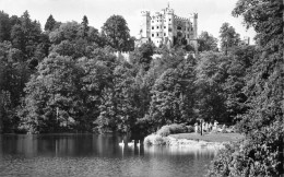 Königsschloß Hohenschwangau Mit Alpsee - Eigentum U. Verlag: Franz Milz, Vorn, L. Pfleghaar,    ± 1950 CPSM - Autres & Non Classés