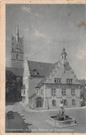 DEUTCHLAND -FRIEDRICHSHAFEN A. BODENSEE-RATHAUS UND ZEPPELINBRUNNEN CPSM ±1950 - Friedrichshafen