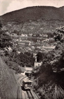 VINTAGE POSTCARD 1956 - HEIDELBERG - Bergbahn Mit Blick Auf Stadt, Neckar U. Heiligenberg - Verlag Edm. Von König CPSM - Heidelberg