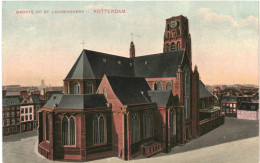 CPA Carte Postale Pays Bas  Rotterdam  Groote Of St Lourenskerk   VM80489 - Rotterdam