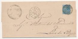 1879  FARA S MARTINO CERCHIO GRANDE + NUMERALE A SBARRE - Storia Postale