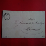 LETTRE DOMPAIRE LAVIEVILLE POUR MIRECOURT PROCUREUR DE LA REPUBLIQUE 1849 - 1801-1848: Vorläufer XIX
