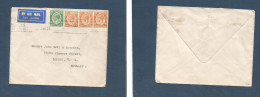 BC - Kenya. 1935 (3 Jan) Nairobi - England, London. Air Multifkd Env At 65c Rate. Fine Slogan Cachet. XSALE. - Sonstige & Ohne Zuordnung