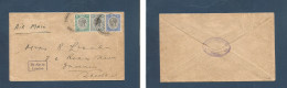 BC - Kenya. 1934 (23 May) Tanganika, Tanga - Scotland, Inverness. Multicolor Air Fkd Env + Air To London Cachet, At 85c  - Sonstige & Ohne Zuordnung