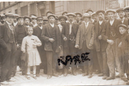 CARTE PHOTO,79,DEUX SEVRES,NIORT,RUE VICTOR HUGO,1918,FIN DE LA GUERRE,RARE - Niort