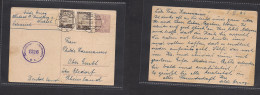 AUSTRIA - Stationery. 1946 (15 June) Aspang - Germany, Elsdorf. 6sh Lilac Stat Card + 2 Adtls, Allied Censored. Fine. XS - Otros & Sin Clasificación