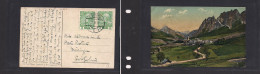 AUSTRIA. Austria - Cover 1912 Cortina To Switz Meiringen Fkd Pcard, Nice. Easy Deal. XSALE. - Andere & Zonder Classificatie