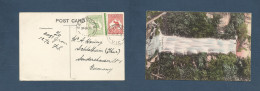 AUSTRALIA. 1914 (27 Jan) Via Essendor - Germany, Schlotheim 1 1/2d Multifkd. Erskine Falls Tied Cds. Cangaroo Issue. XSA - Other & Unclassified