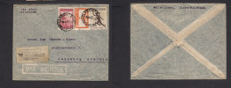 Argentina - XX. 1948 (4 May) Clason, Santa Fe - Austria, Salzburg. Registered Air Multifkd Envelope. XSALE. - Autres & Non Classés