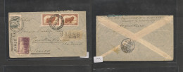 ARGENTINA. Argentina Cover - 1947 Corrientes To Switz Turbenthal Via BSAA Registr Mult Fkd Env XSALE. - Other & Unclassified