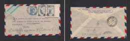 ARGENTINA. Argentina - Cover - 1942 Bsas To Spain Madrid Air Mult Fkd Env. Easy Deal. XSALE. - Other & Unclassified