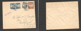 CHILE. Chile - Cover - 1948 Antofagasta To USA Northfield Vermont Air Mult Fkd Env At $4 Rate, Fine. Ex-Prof West UK Air - Chile