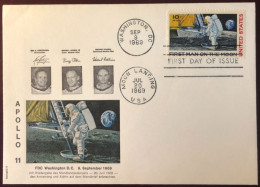 Etats-Unis, FDC - MOON LANDING 20.7.1969 - (B2756) - 1961-1970