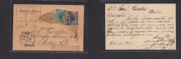 Brazil -Stationary. 1900 (30 Oct) RJ - Germany, Berlin. 50rs Blue Illustr Color. VF. XSALE. - Other & Unclassified