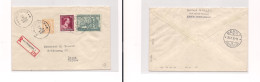 BELGIUM. Cover -  1951 Antwerpen To Switz Bern Registr Multfkd Env XSALE. - Other & Unclassified