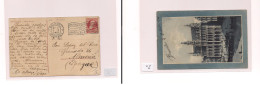 BELGIUM. Cover -  1910 Brussel To Spain, Almeria Fkd Card Rare Dest XSALE. - Other & Unclassified