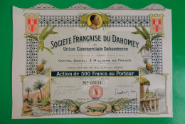 T-CFR Société Française Du Dahomey 1923 - Landbouw