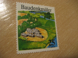 HAITHABU Hedeby Viking Museum Vikings Baudenkmaler Schleswig-Holstein Poster Stamp Vignette GERMANY Label - Altri & Non Classificati