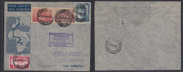 BELGIAN CONGO. 1935 (22 Nov) Congo - Belgium. First Sabana Flight. Multifkd Env. XSALE. - Sonstige & Ohne Zuordnung