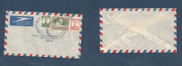 BC - Rhodesia. C. 1951. SR Bulawayo - Switzerland, Zurich. Airmail Multifkd Env At 1sh 3d Rate, Tied Cds. XSALE. - Other & Unclassified
